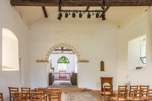 The church interior