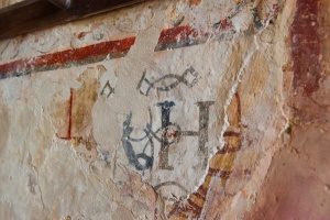 Wall painting, Ampney St Mary church