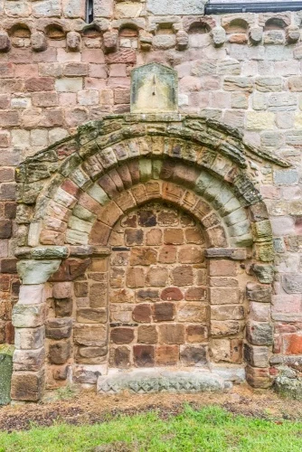 The original Romanesque doorway