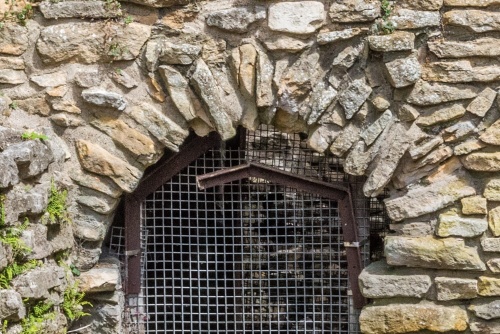 The doorway arch