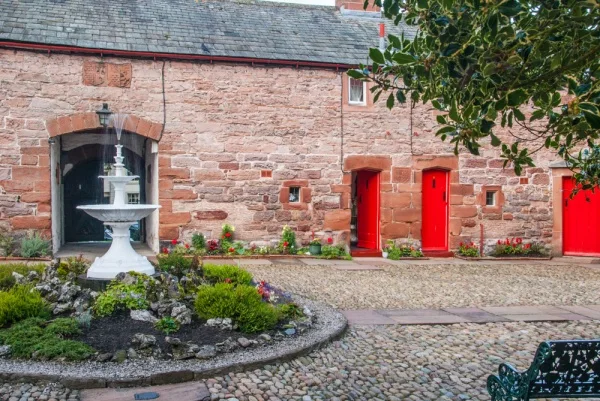 St Anne's Hospital courtyard