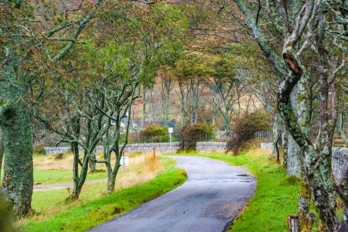 The single-track road through Applecross