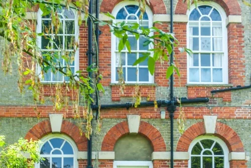 The side of the house