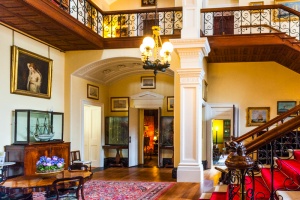 The staircase hall