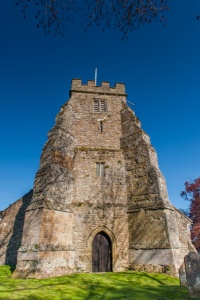 The west tower and Saxon doorway