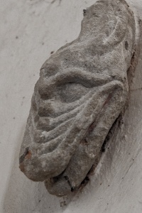 Late Saxon head of a dragon, north aisle