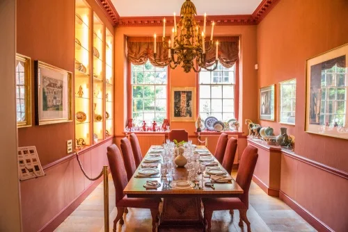 The formal dining room