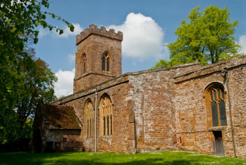 The pretty parish church
