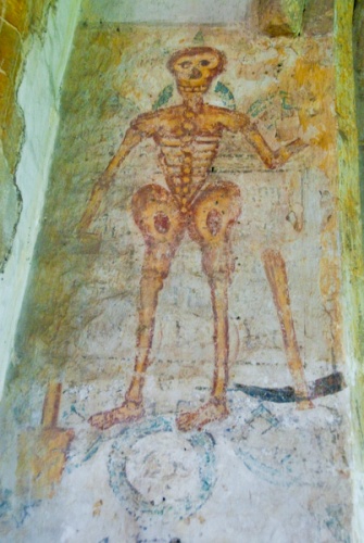 Father Time wall painting