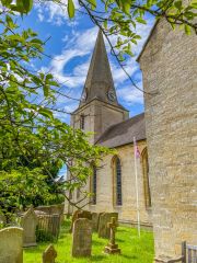 The west tower and spire