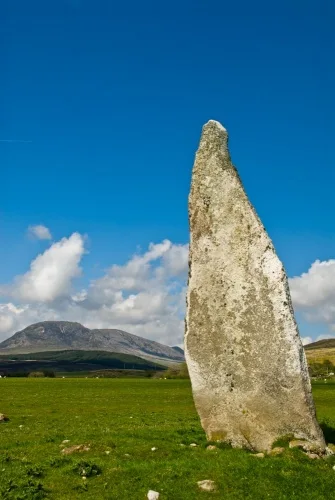Another view of the standing stone