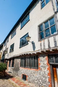 The main wing, along Tombland Alley