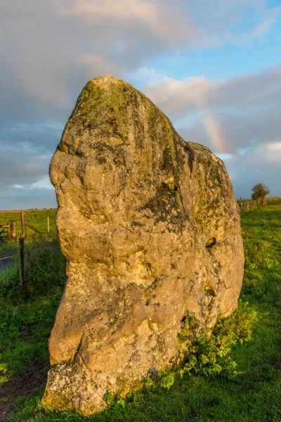 A rainbow over the Avenue
