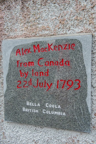 Replica inscription from Bella Coola, British Columbia