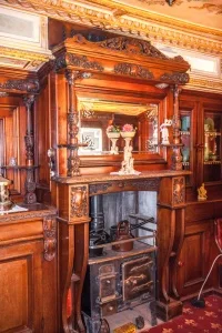 The Showman's Wagon interior