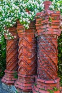 Historic chimney display