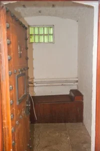 A gaol cell in the Cell Block