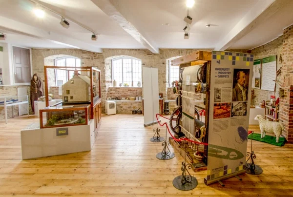 18th century loom in the Heritage Centre