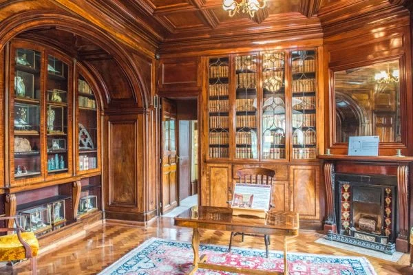 The restored Victorian library