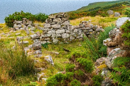 One of the ruined cottages