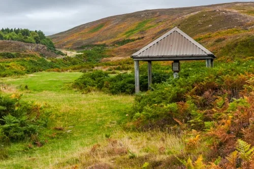 Site of the shanty town
