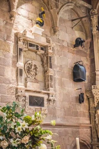 The Forster memorial and funerary armour