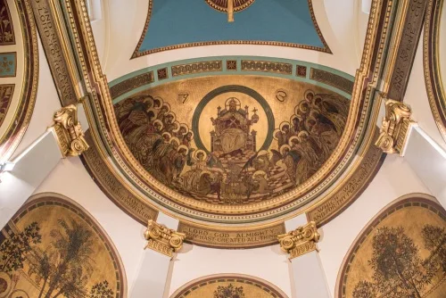 Ceiling of the domed apse