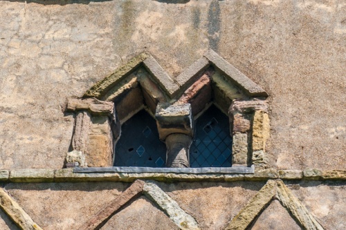 Saxon window in the church tower