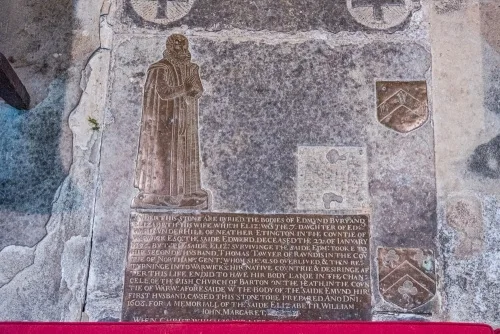 Edmund Marshall brass, 1558