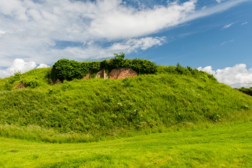 Remains of the castle mound