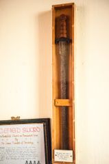 Sword recovered from the battlefield