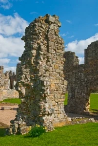 Abbey church wall