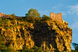 Beeston Castle, evening light