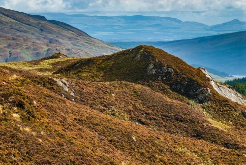 The view on the descent