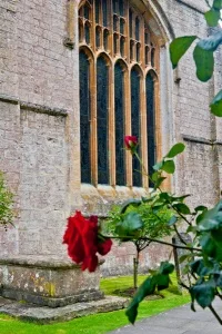 West window, St Mary's, Bibury