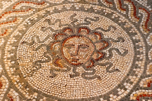 Head of Medusa, Bignor Roman Villa