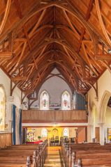 Looking west down the nave