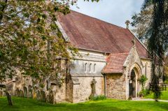 The south facade and porch