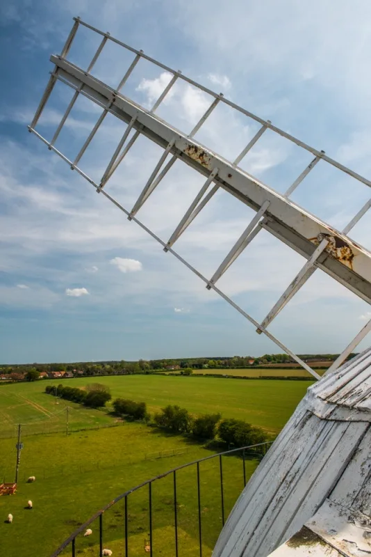 The view from the mill gallery
