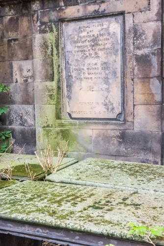 Provost William Chisholm's family gravestone