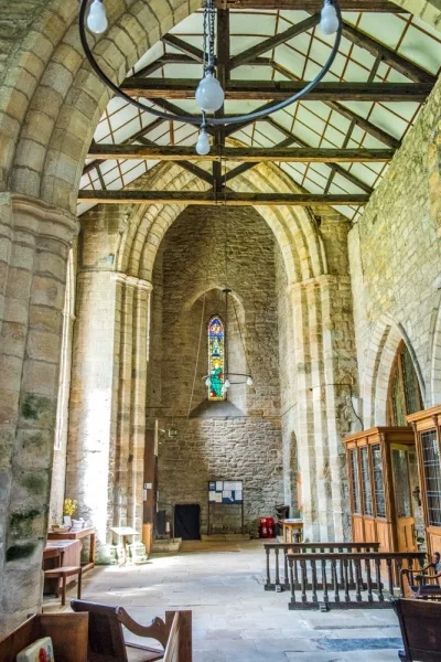 The transept and tower