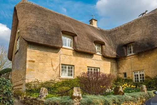 A thatched cottage on Church Street
