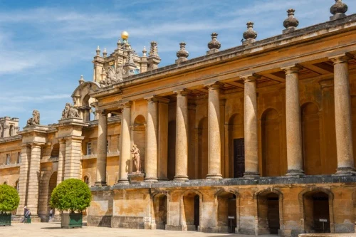 Blenheim Palace south range and Great Court