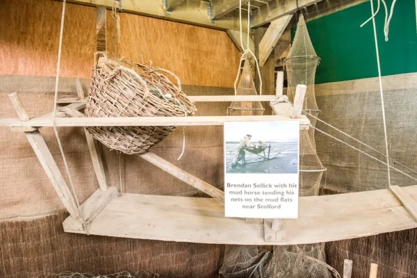 A traditional 'mud-horse'