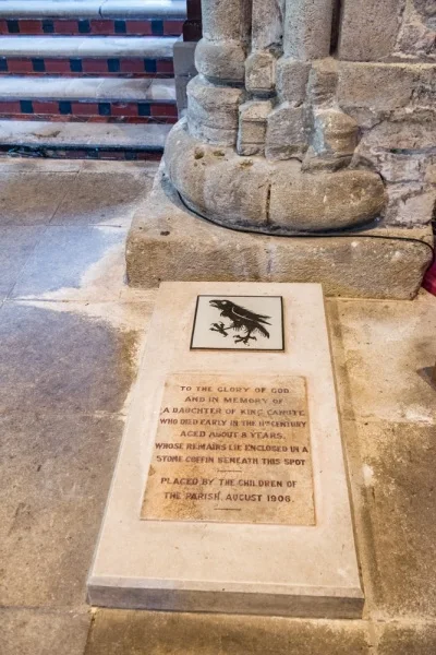 King Canute's daughter's grave