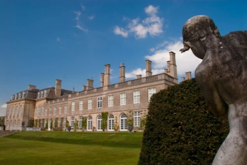 The rear of the house