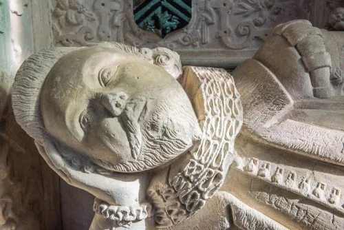 Effigy of Nicholas Eveleigh, d. 1618