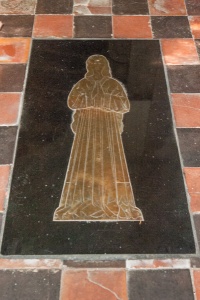Brass of Lady Clifton in the Scott Chapel