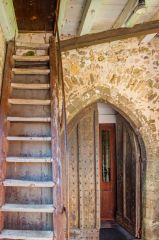The south door and tower stairs