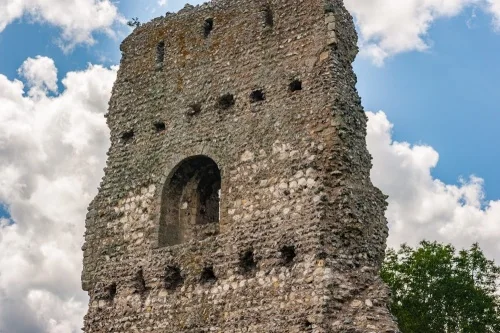 Upper section of the tower